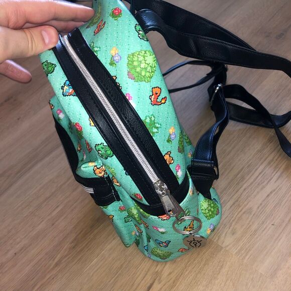 LOUNGEFLY POKEMON PIXEL STARTER MINI BACKPACK EEVEE PIKACHU BULBASAUR SQUIRTLE main image 6